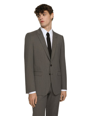 SINGLE-BREASTED MARTINI DRESS IN STRETCH WOOL