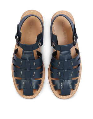 CALFSKIN PANTHEON GLADIATOR SANDALS