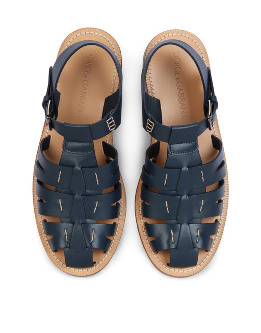 CALFSKIN PANTHEON GLADIATOR SANDALS