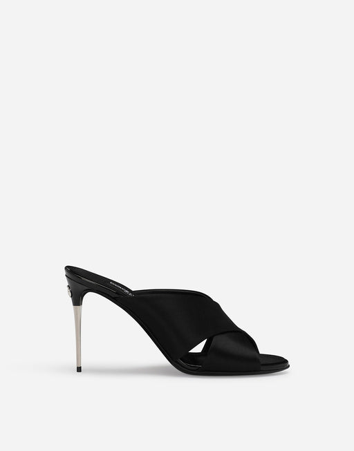 SATIN MULES