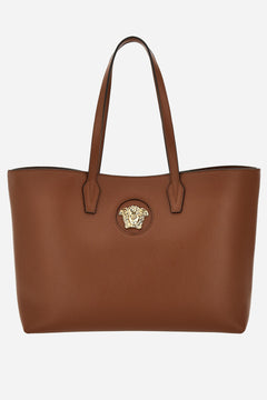 La Medusa Tote In Grainy Calf Leather