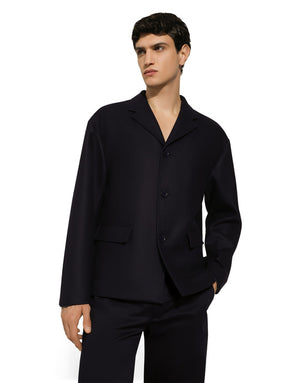 SINGLE-BREASTED WOOL JACKET
