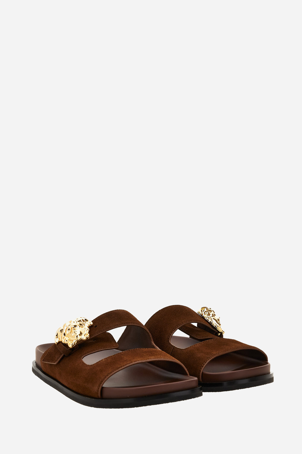 La Medusa Sandals In Suede-Enamel Hw