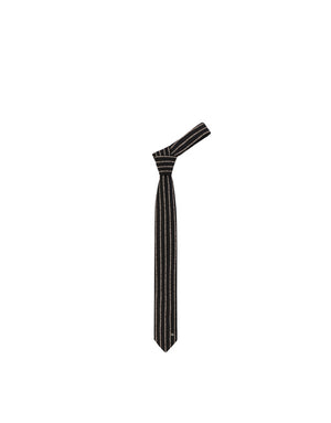 SMALL COIN PRINT 6-CM SILK BLADE TIE