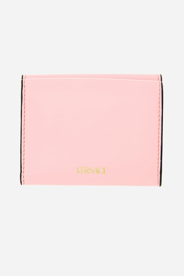 Smooth Icon Trifold Wallet In Lamb Leather