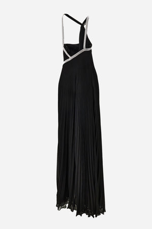 Gown In Techno Georgette