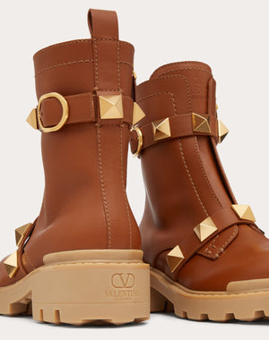 Combat Boot Roman Stud In Vitello 40Mm