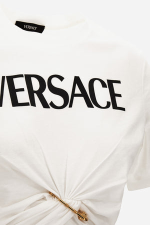 T-Shirt In Cotton Jersey Fabric Logo Print