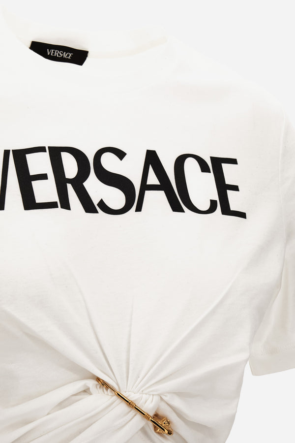 T-Shirt In Cotton Jersey Fabric Logo Print