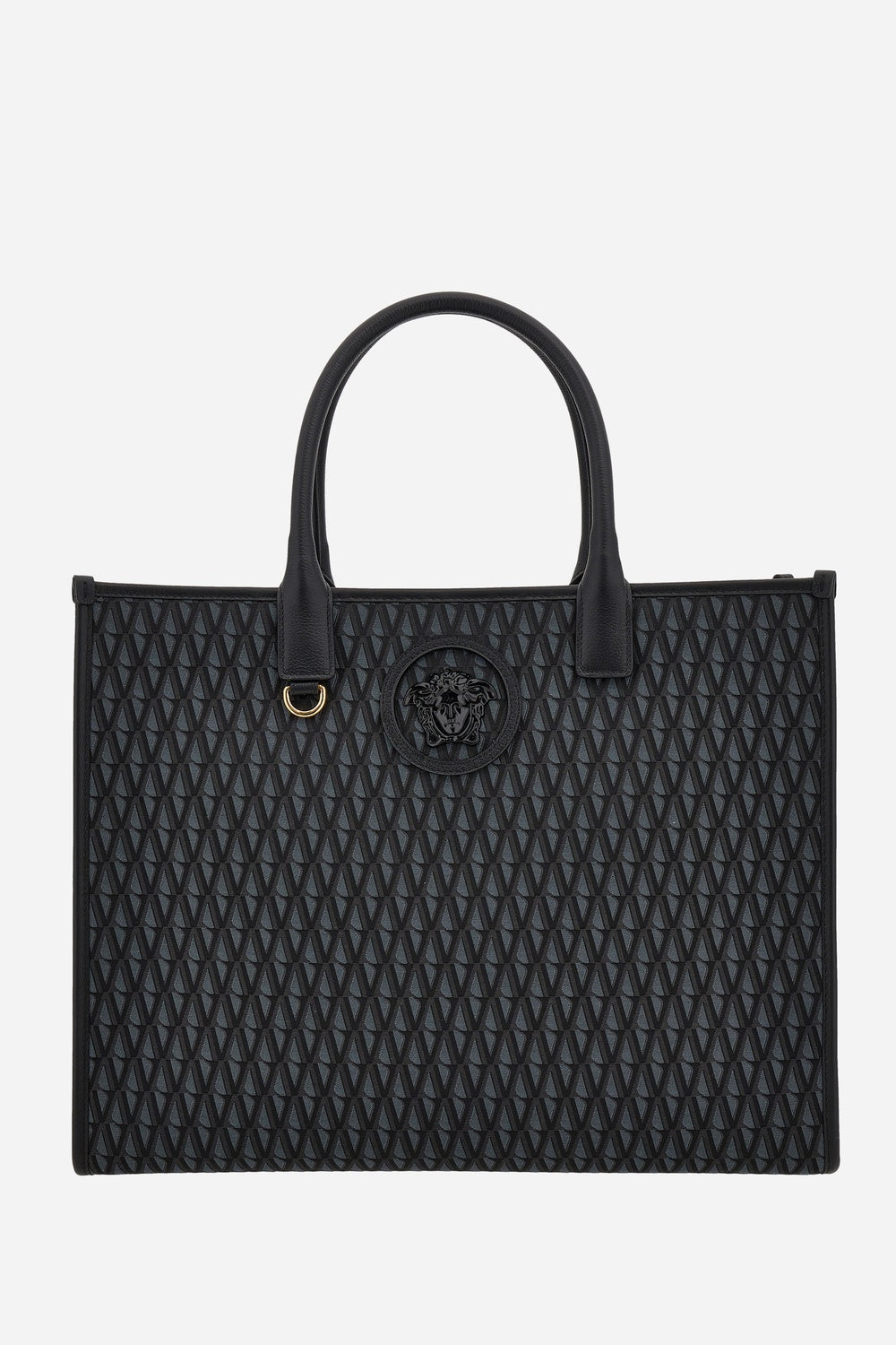 La Medusa Tote In Fabric+Calf Leather