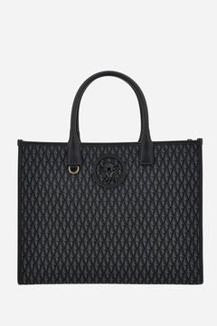 La Medusa Tote In Fabric+Calf Leather