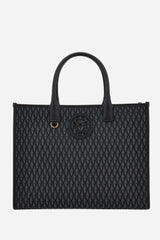 La Medusa Tote In Fabric+Calf Leather