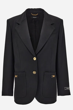 Informal Jacket In Stretch Wool Fabric
