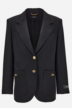 Informal Jacket In Stretch Wool Fabric