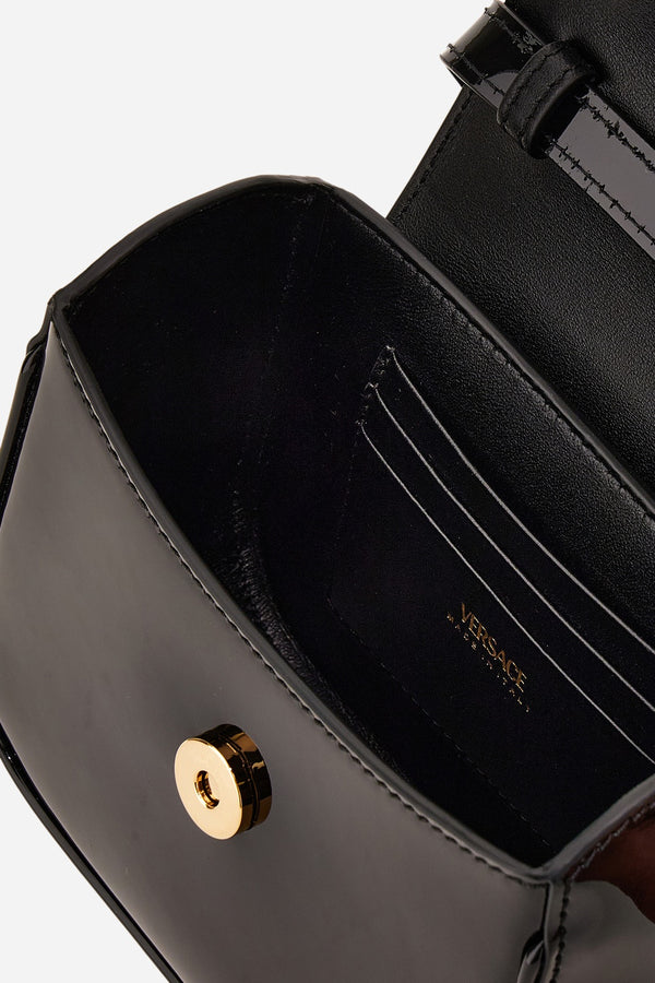 La Medusa Mini Top Handle In Patent Leather