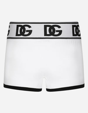 TWO-WAY STRETCH JERSEY BOXERS WITH DG LOGO