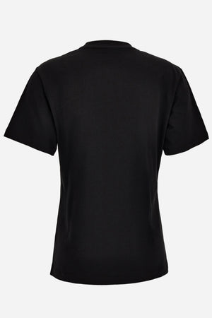 T-Shirt In Cotton Jersey Fabric With Versace Hotfix Embroidery