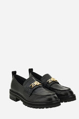 La Greca Loafer In Embossed Croc Calf Leather