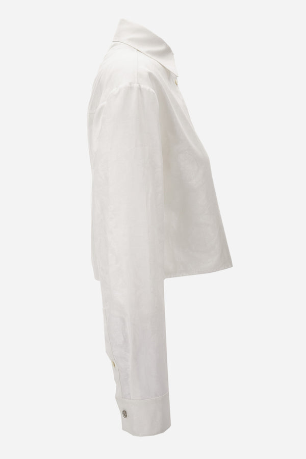 Informal Shirt In Baroque Cotton Poplin Fabric