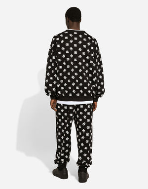 ROUND-NECK SWEATSHIRT WITH DG MONOGRAM PRINT
