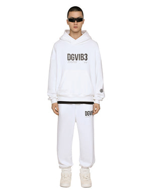 JERSEY JOGGING PANTS WITH DGVIB3 PRINT AND LOGO