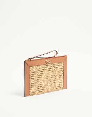 Pouch Vlogo The Bold Edition In Rafia