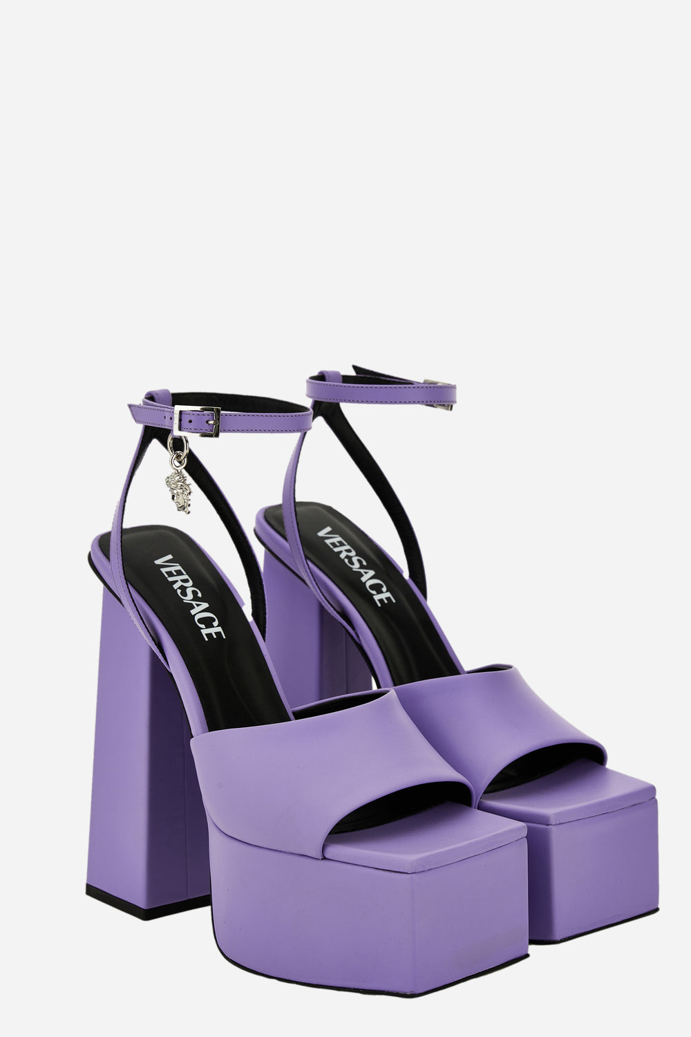 Platforms Sandals In Calf Leather