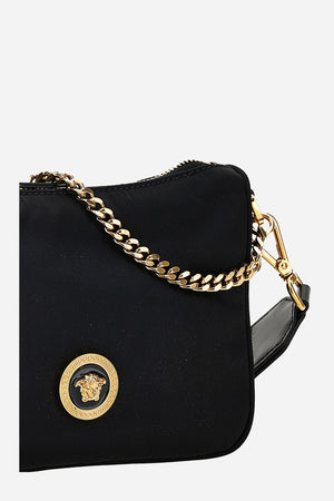 Icon Nylon Hobo Bag In Nylon-Calf-Enamel Hw