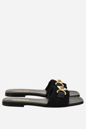 Medusa 95 Flat Sandal H.10 In Fabric