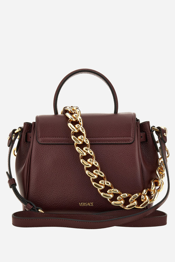 La Medusa Top Handle In Grainy Calf Leather