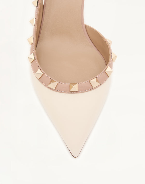 DÉCOLLETÉ SLINGBACK ROCKSTUD IN VITELLO 50MM