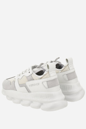 Chain Reaction Sneaker In Suede-Laether-Fabric