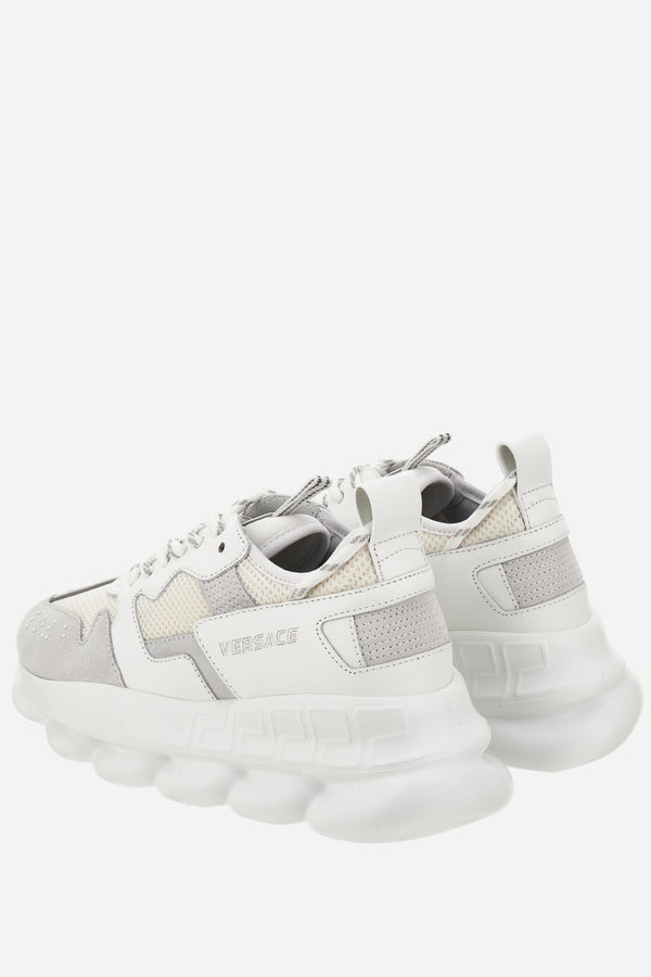 Chain Reaction Sneaker In Suede-Laether-Fabric