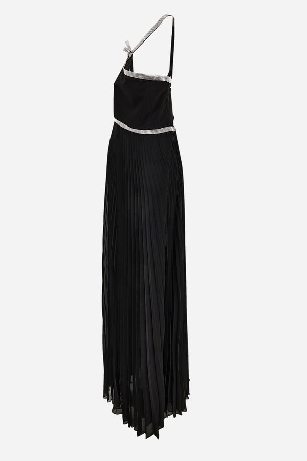 Gown In Techno Georgette