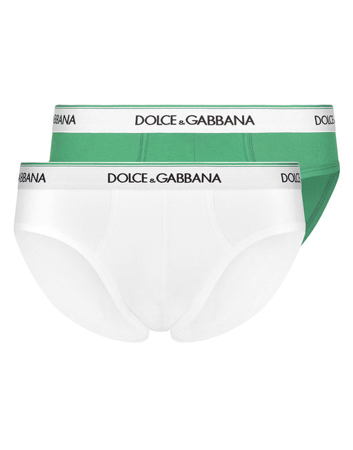 TWO-PACK MID-LENGTH COTTON JERSEY BRIEFS