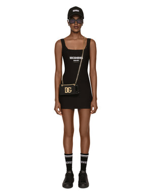 SPANDEX JERSEY MINI DRESS DGVIB3