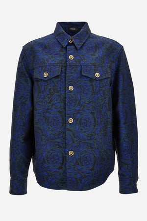 Informal Shirt In Barocco Jacquard Fabric