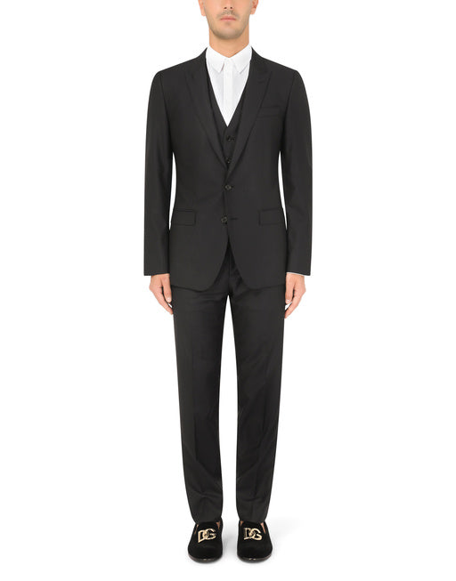 WOOL AND SILK MARTINI-FIT SUIT