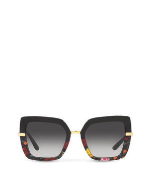 HALF PRINT SUNGLASSES