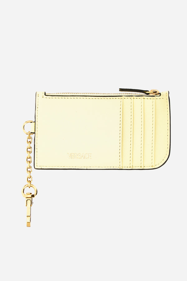 Smooth Icon Card Case In Lamb Leather