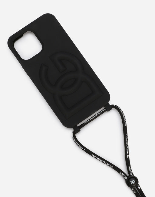 RUBBER IPHONE 13 PRO MAX COVER WITH EMBOSSED LOGO