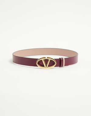 Cintura Reversibile Vlogo The Bold Edition In Vitello 30 Mm