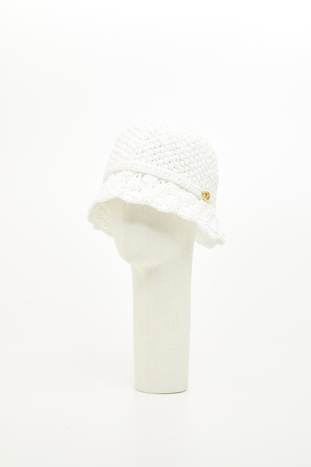 Cappello Bucket Valentino Resort In Crochet Con Dettaglio In Metallo 