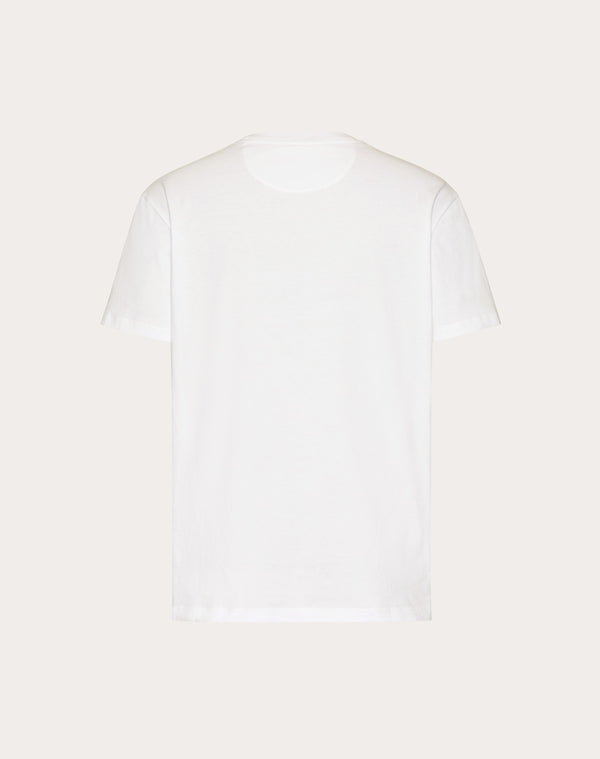 T-Shirt In Cotone Con Patch Vlogo Signature