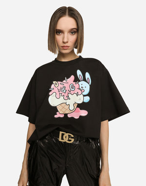 T-SHIRT WITH GIANPIERO D’ALESSANDRO PRINT
