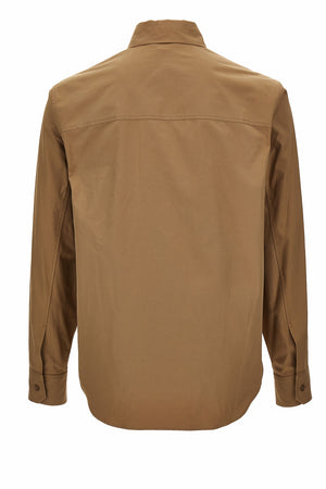 Informal Shirt In Cotton Twill Gabardine Wr+Versace Patch