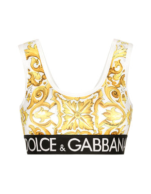TECHNICAL JERSEY TOP WITH BRANDED ELASTIC BAND