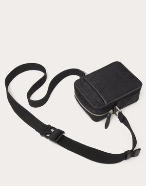 Borsa A Tracolla Piccola Black Iconographe In Nylon
