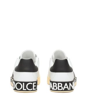 PORTOFINO SNEAKERS IN NAPPA CALF LEATHER WITH EMBOSSED DG LOGO