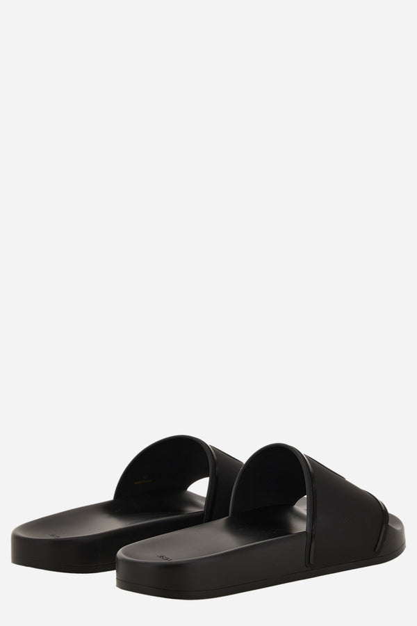 Versace Pool Slides In Rubber